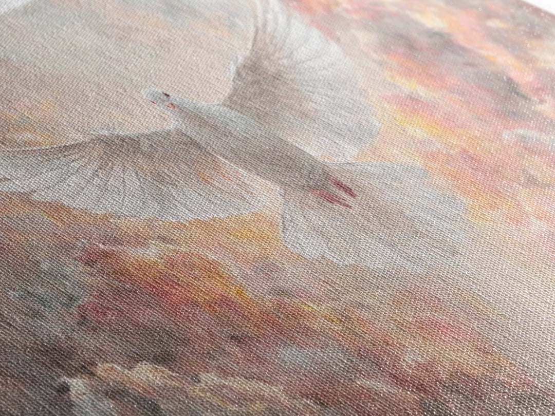 Radiant Descent – Framed Canvas Print – Christian Art – Christian Christmas Art – Framed Christmas Art – Christian Art Gift