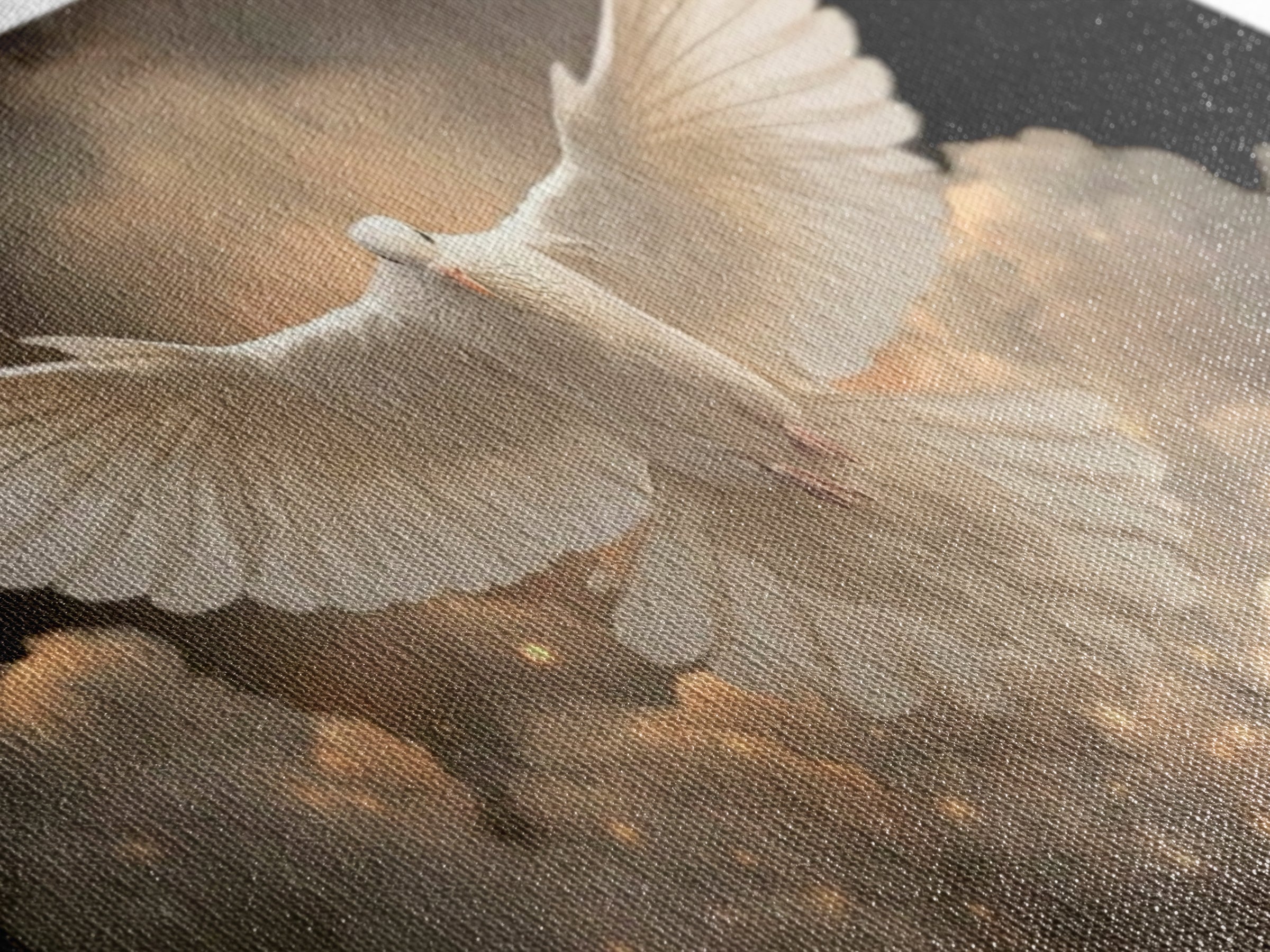Heavenly Dove – Framed Canvas Print – Christian Wall Art – Christian Art Canvas – Jesus Painting – Christian Christmas Art – Christian Deco