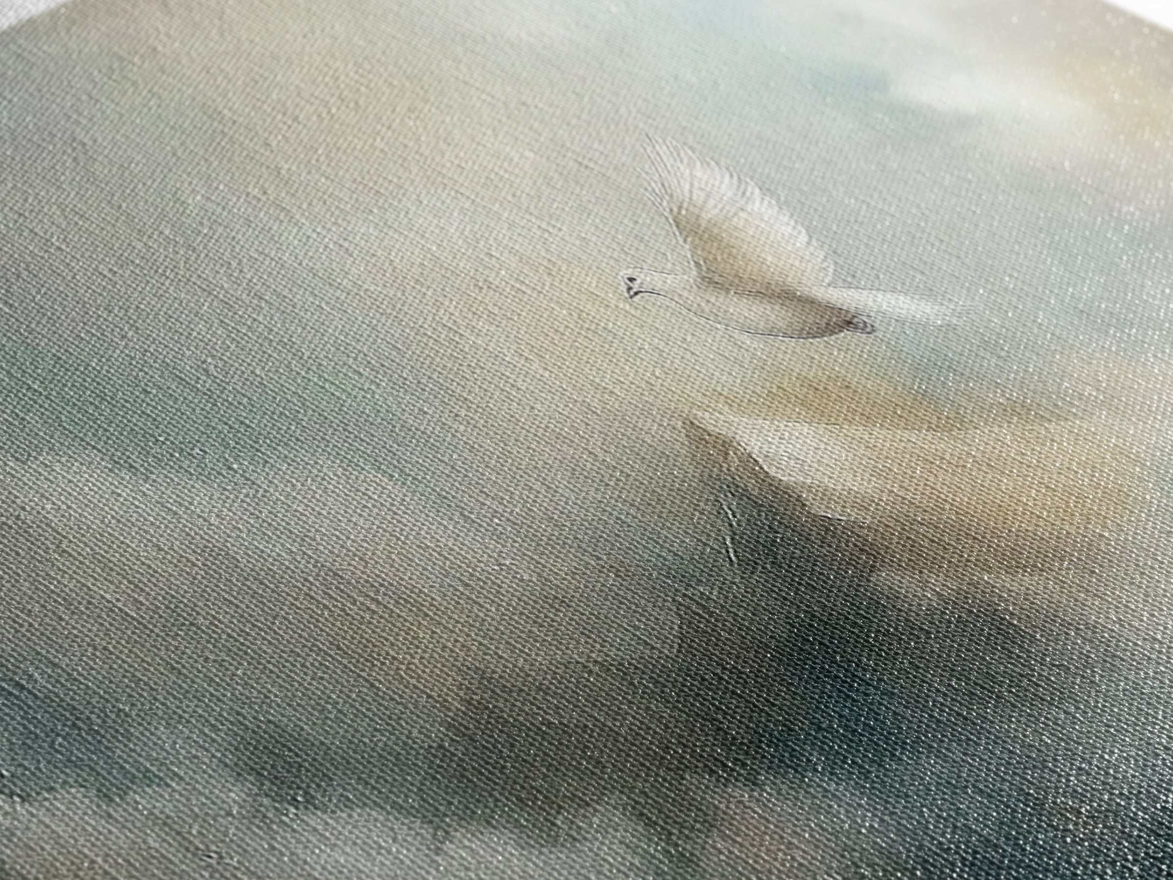 Wings Of Hope – Framed Canvas Print – Christian Art Canvas – Christian Art Work – Christian Decor – Modern Christian Art