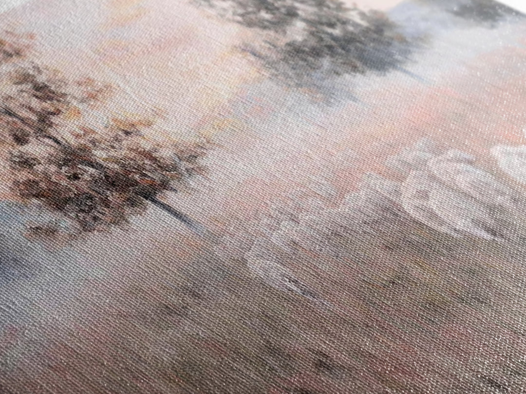 Pastel Meadow – Framed Canvas Print – Christian Art – Christian Art Canvas – Christian Wall Art – Modern Christian Art – Christian Christma