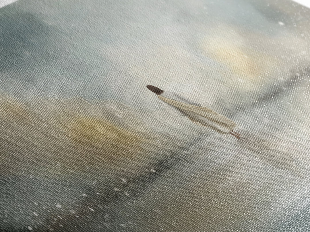 Heaven’s Calm, Framed Canvas Print, Christian Art Canvas, Jesus Painting, Subtle Christian Art, Christian Paintings, Christian Decor For Ho