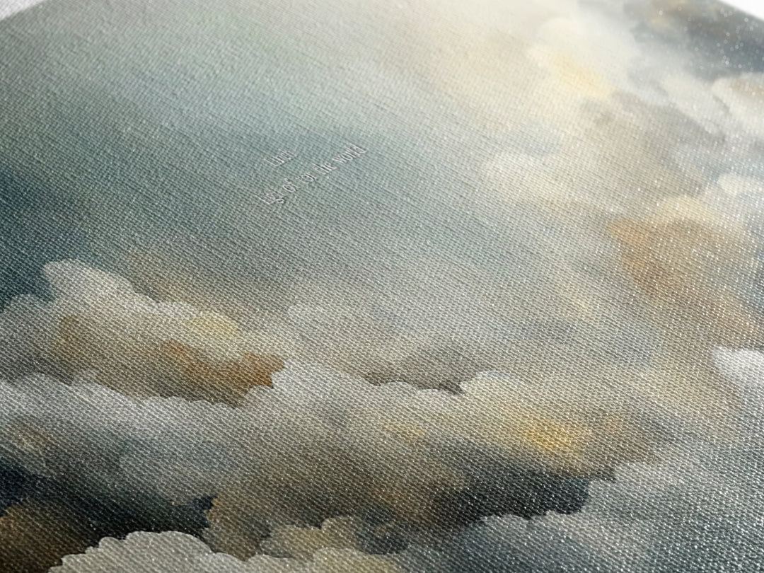 Clouds Of Glory – Framed Canvas Print – Christian Wall Art – Christian Christmas Art – Christian Art Canvas – Christian Art Print – Christi