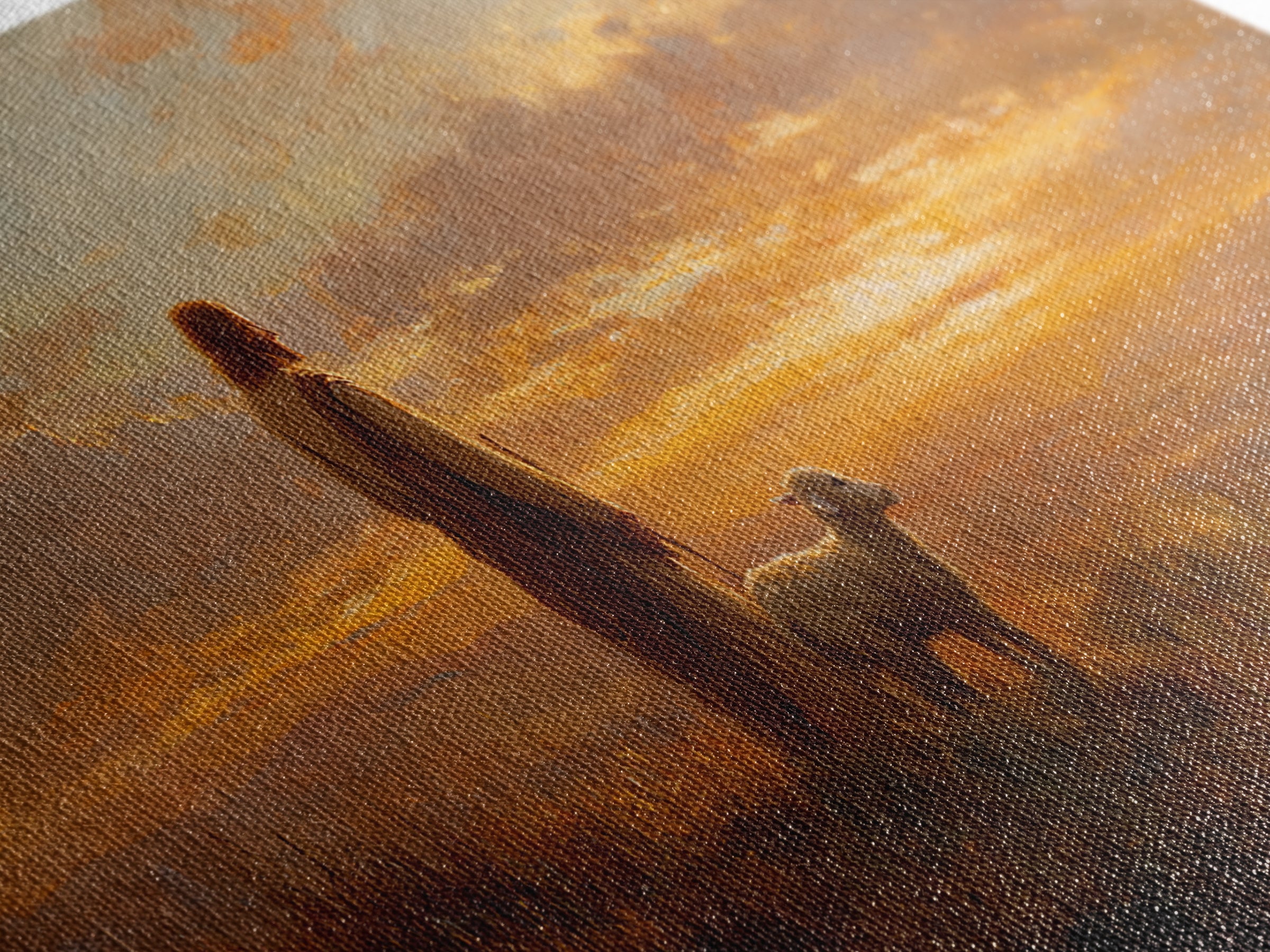 Evening Watch – Framed Canvas Print – Christian Wall Art – Christian Art Canvas – Jesus Painting – Vintage Christian Art – Christmas Art