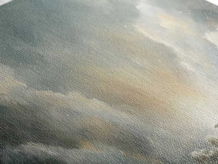 Shepherd’s Dawn Peace – Framed Canvas Print – Christian Art Canvas – Christian Wall Art – Christian Painting – Subtle Christian Art – Chris