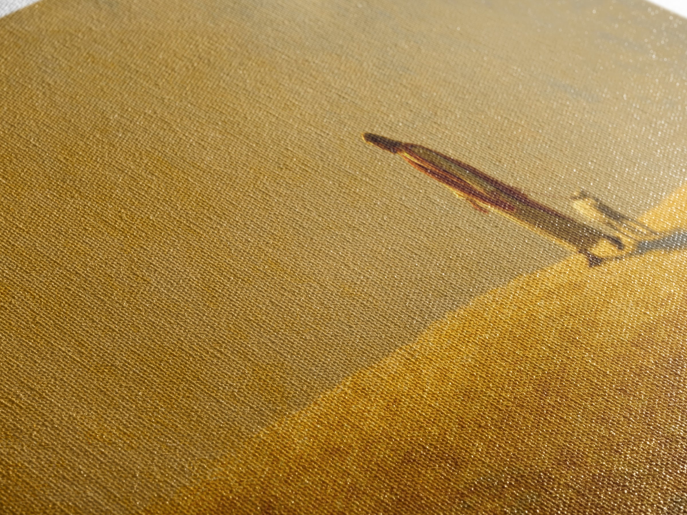 Golden Shepherd Path – Framed Canvas Print – Christian Wall Art – Jesus Painting – Christian Art Canvas – Christian Christmas Art – Christi