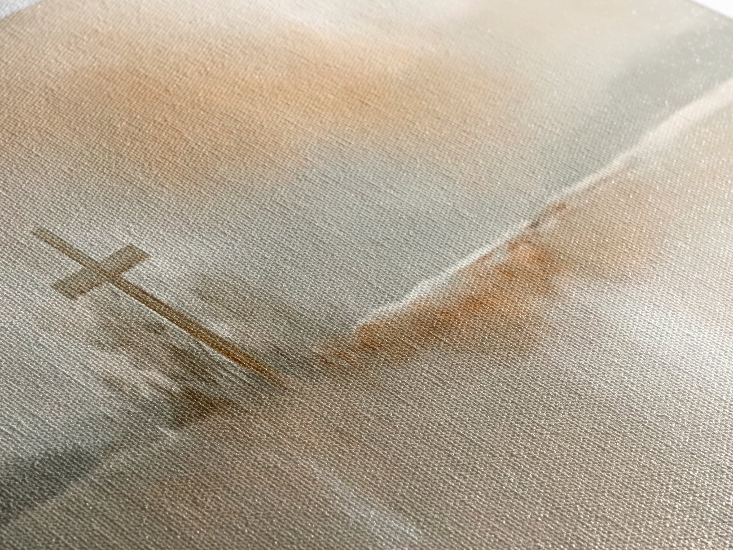 Desert Redeemer – Framed Canvas Print – Christian Wall Art – Christian Painting – Christian Christmas Art – Christian Art Print