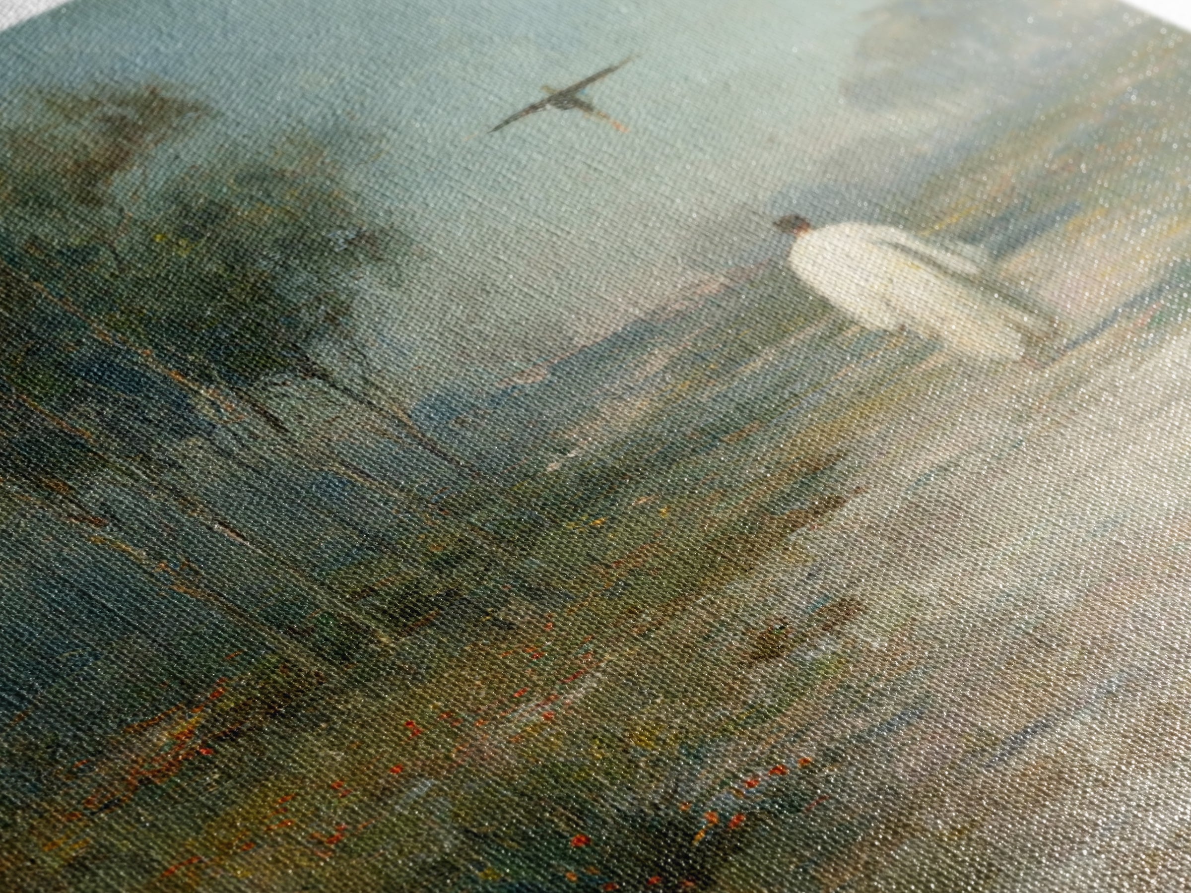 Crossroad Calling – Framed Canvas Print – Christian Art Canvas – Christian Wall Art – Christian Painting – Unique Christian Art
