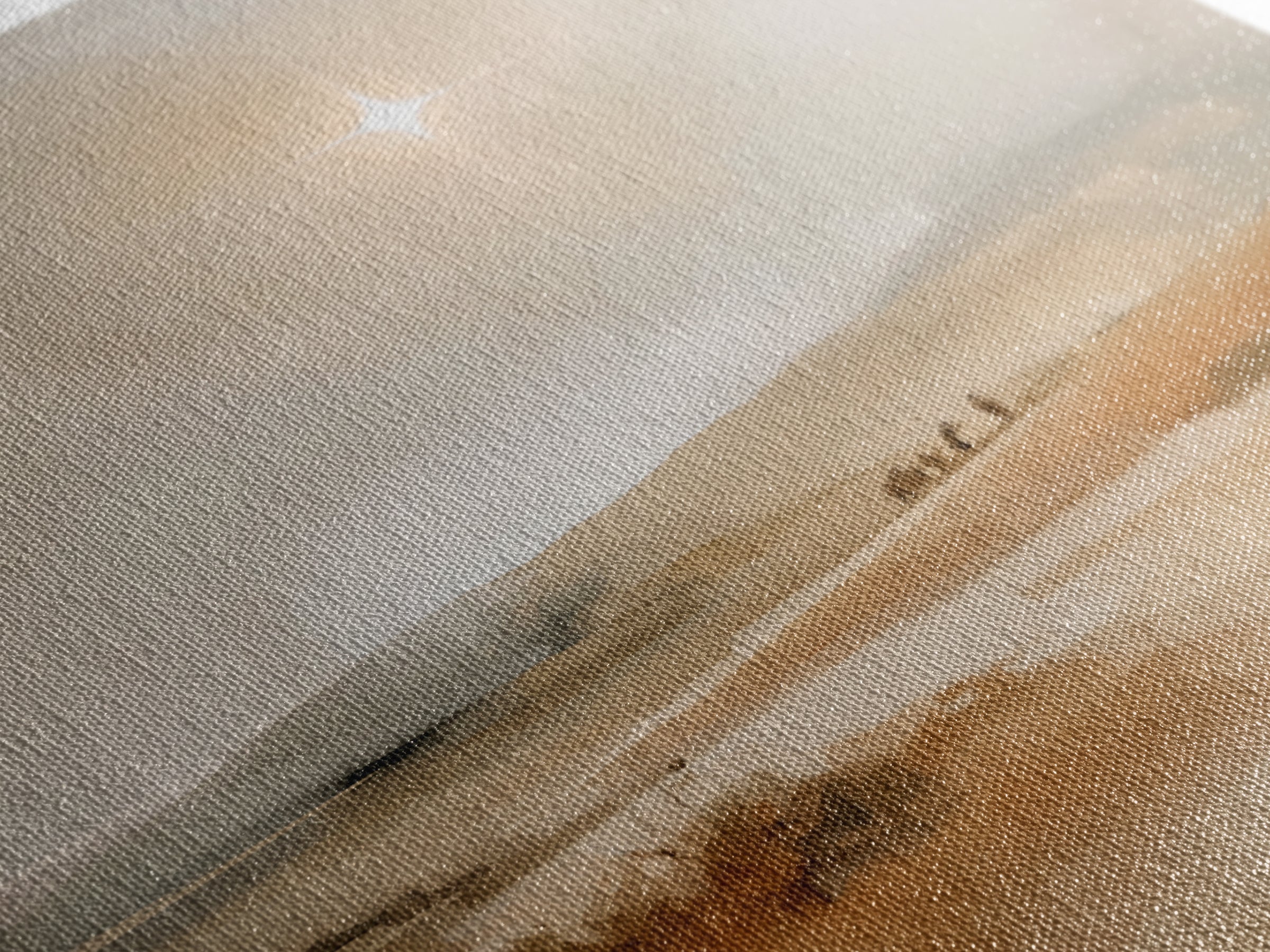 Desert Light Journey – Framed Canvas Print – Christian Art – Christmas Canvas Wall Art – Christian Painting – Jesus Christmas Art