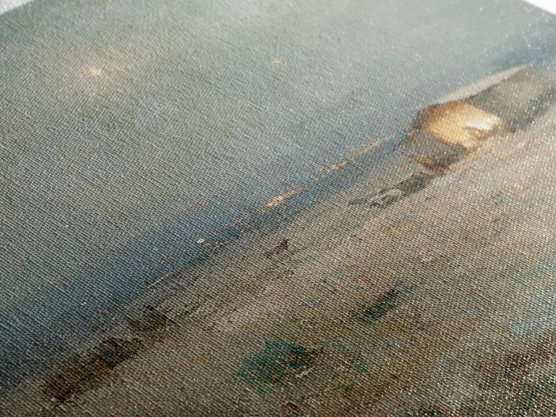 Holy Night Refuge – Framed Canvas Print – Christian Decor – Christian Art Canvas – Christian Wall Art – Jesus Art – Christmas Art