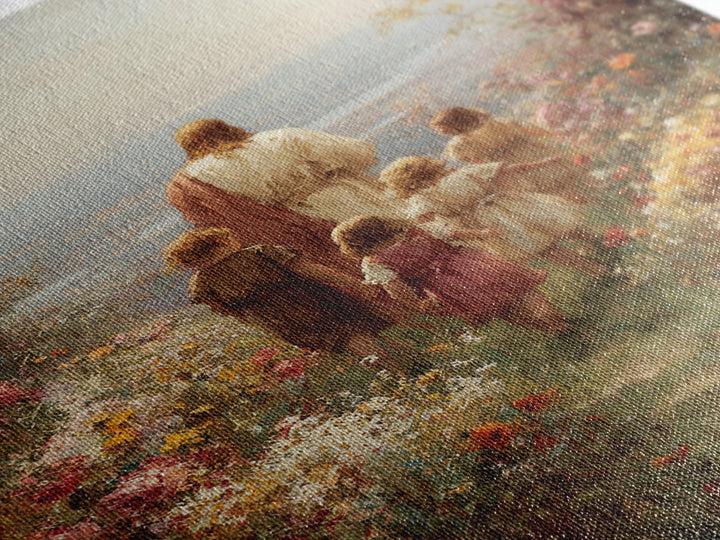 Garden Of Promise – Framed Canvas Print – Christian Art Canvas – Christian Wall Art – Jesus Painting – Christian Decor – Christian Art
