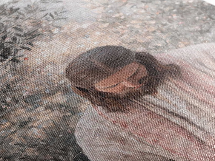 Risen Light Path, Framed Canvas Print, Christian Christmas Art, Jesus Painting, Christian Wall Art, Christmas Art Prints, Christian Art Can