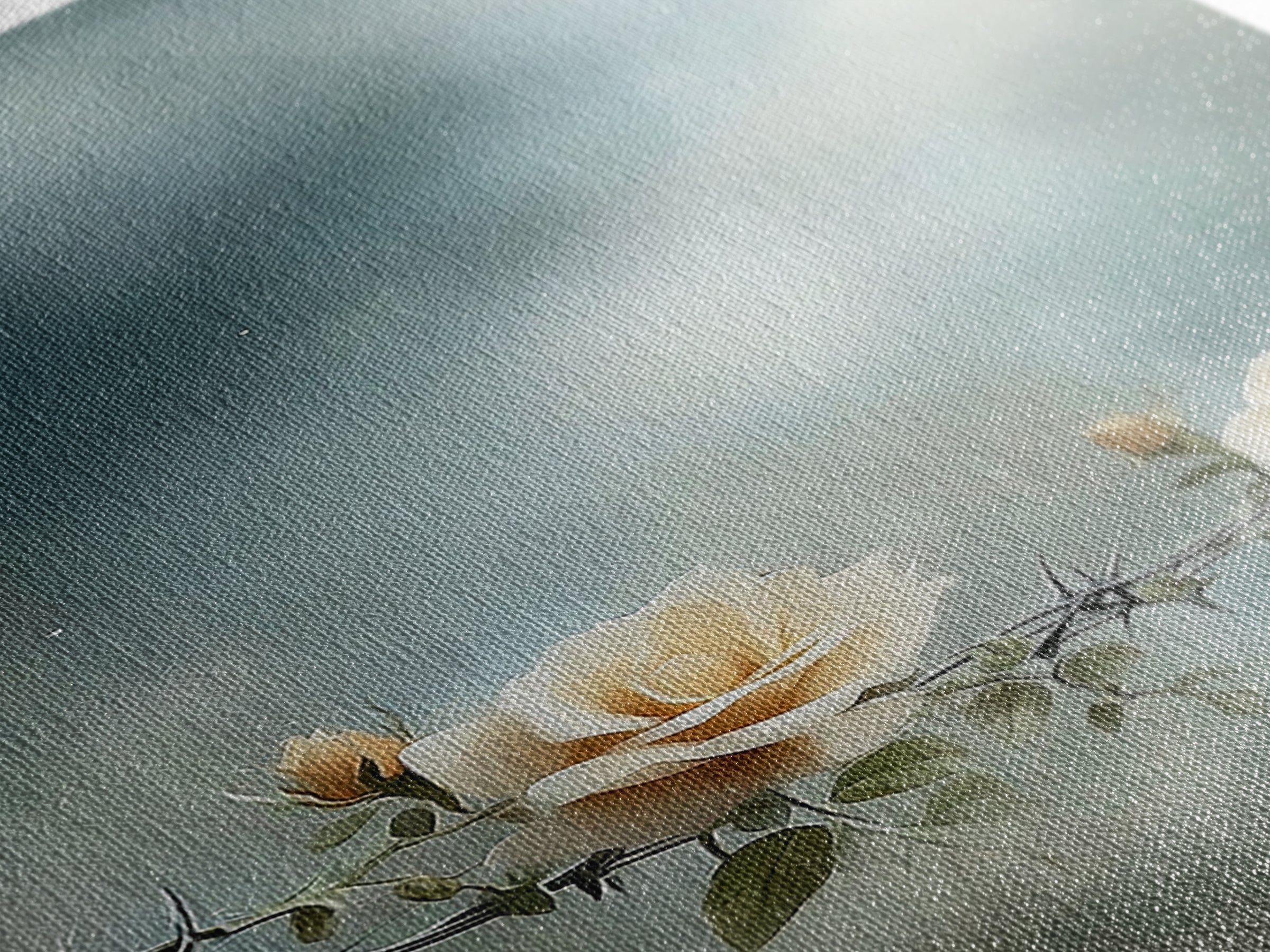 Thornborn Beauty – Framed Canvas Print – Christian Art Canvas – Christian Wall Art – Christian Art Painting – Christian Decor – Modern Chri