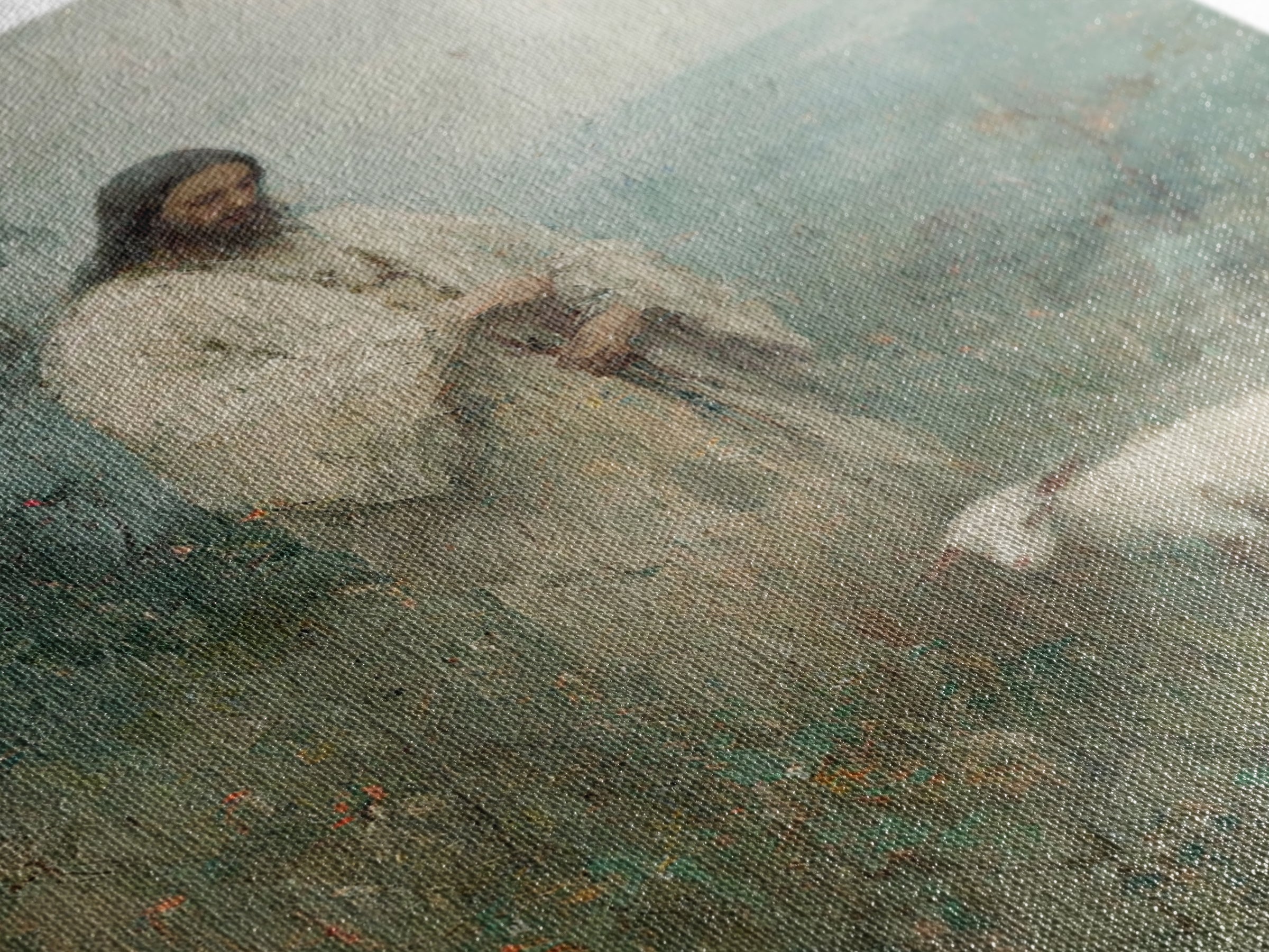 Gentle Shepherd Light | Framed Canvas Print | Christian Paintings | Jesus Art Print | Subtle Christian Art | Christian Art Canvas | Christi