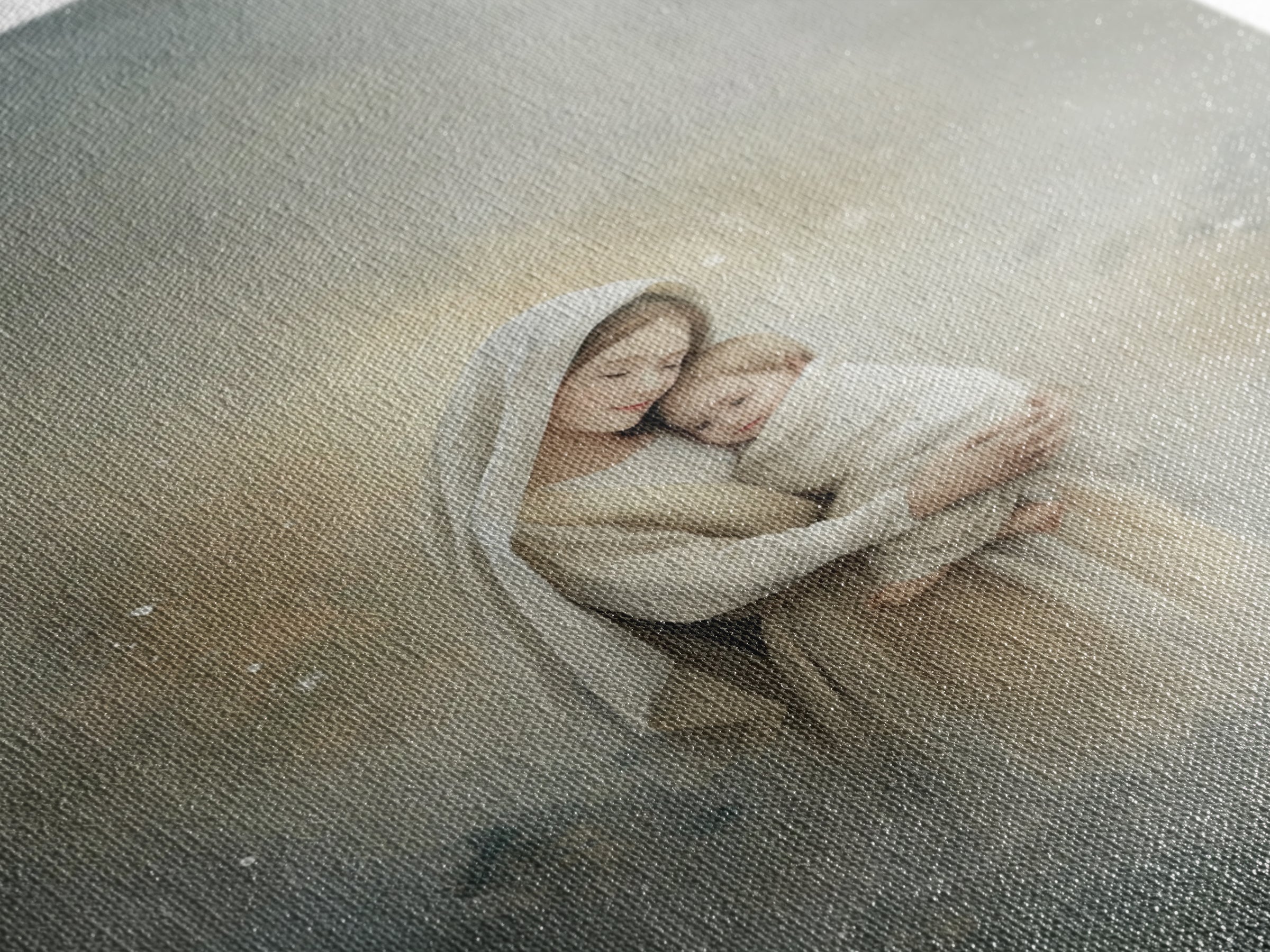 Light Of Bethlehem - Framed Canvas Print - Christian Art Canvas - Christian Wall Art - Jesus Painting - Christian Christmas Art - Christian
