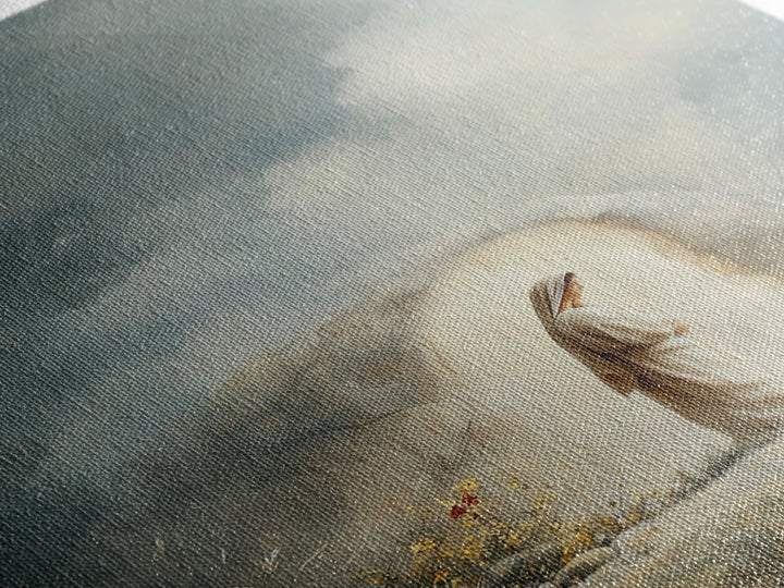 Tombside Dawn – Framed Canvas Print – Christian Art – Christian Art Canvas – Subtle Christian Art – Christian Wall Art – Christian Painting
