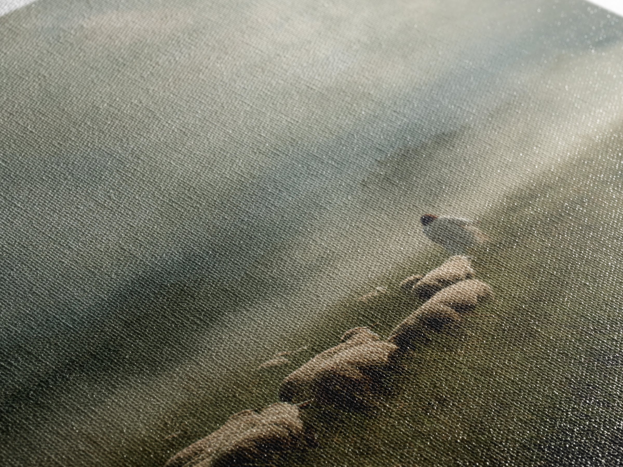 Blessed Shepherd Path – Framed Canvas Print – Jesus Painting – Christian Art Canvas – Christian Wall Art – Large Christian Painting