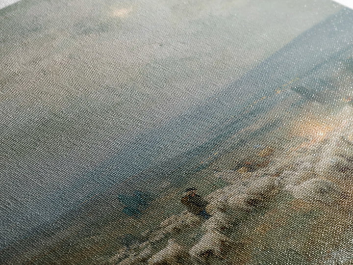 Bethlehem Horizon Star – Framed Canvas Print – Christian Wall Art – Christian Christmas Art – Christian Art Canvas – Pastoral Scenery – Chr