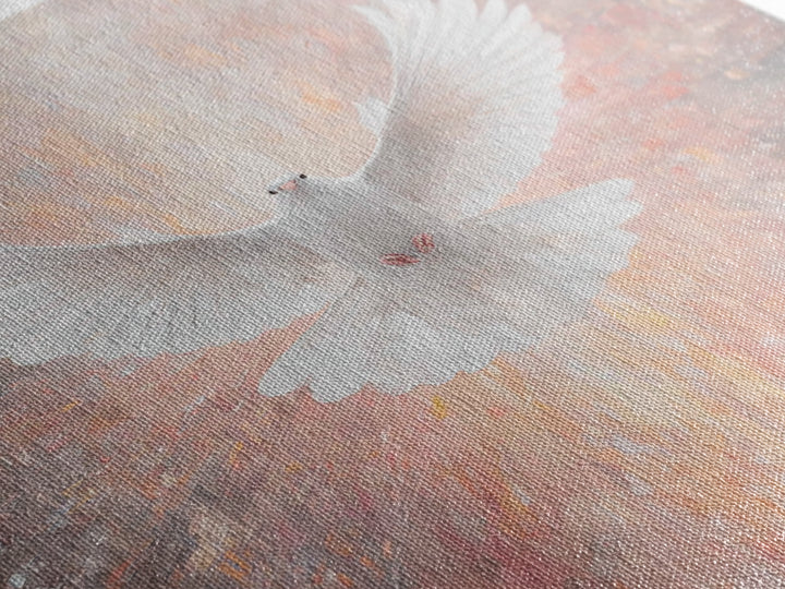 Holy Ascending Dove, Framed Canvas Print, Christian Christmas Art, Christian Wall Art, Christian Art Canvas, Christian Decor, Christian Art