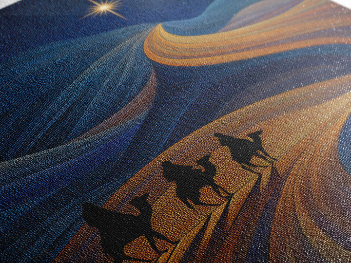 Celestial Pathway, Framed Canvas Print, Christian Art Canvas, Christian Christmas Art, Christmas Wall Art, Christian Painting, Jesus Art Pr