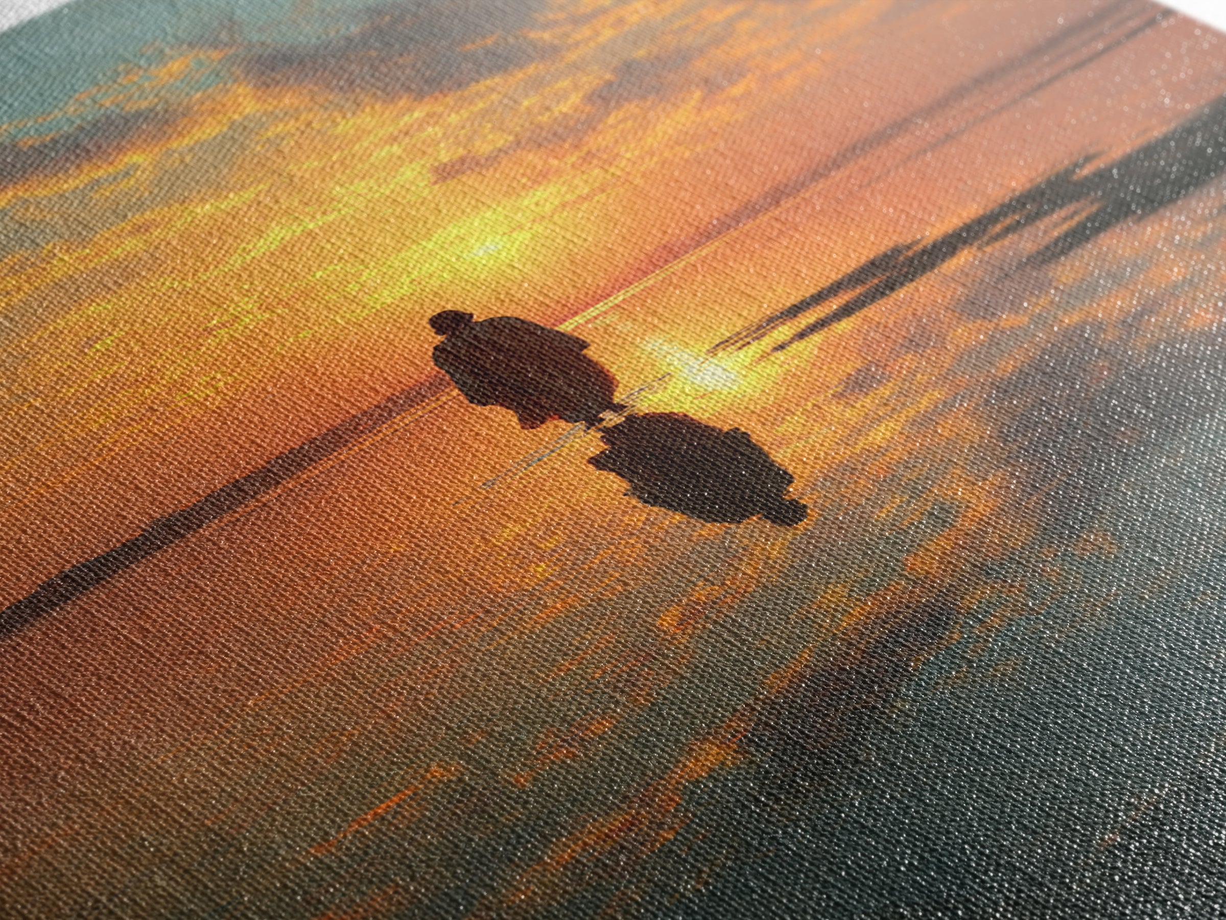 Sunset Messiah – Framed Canvas Print – Christian Wall Art – Christian Art Canvas – Large Jesus Painting – Christian Painting – Christian Ar