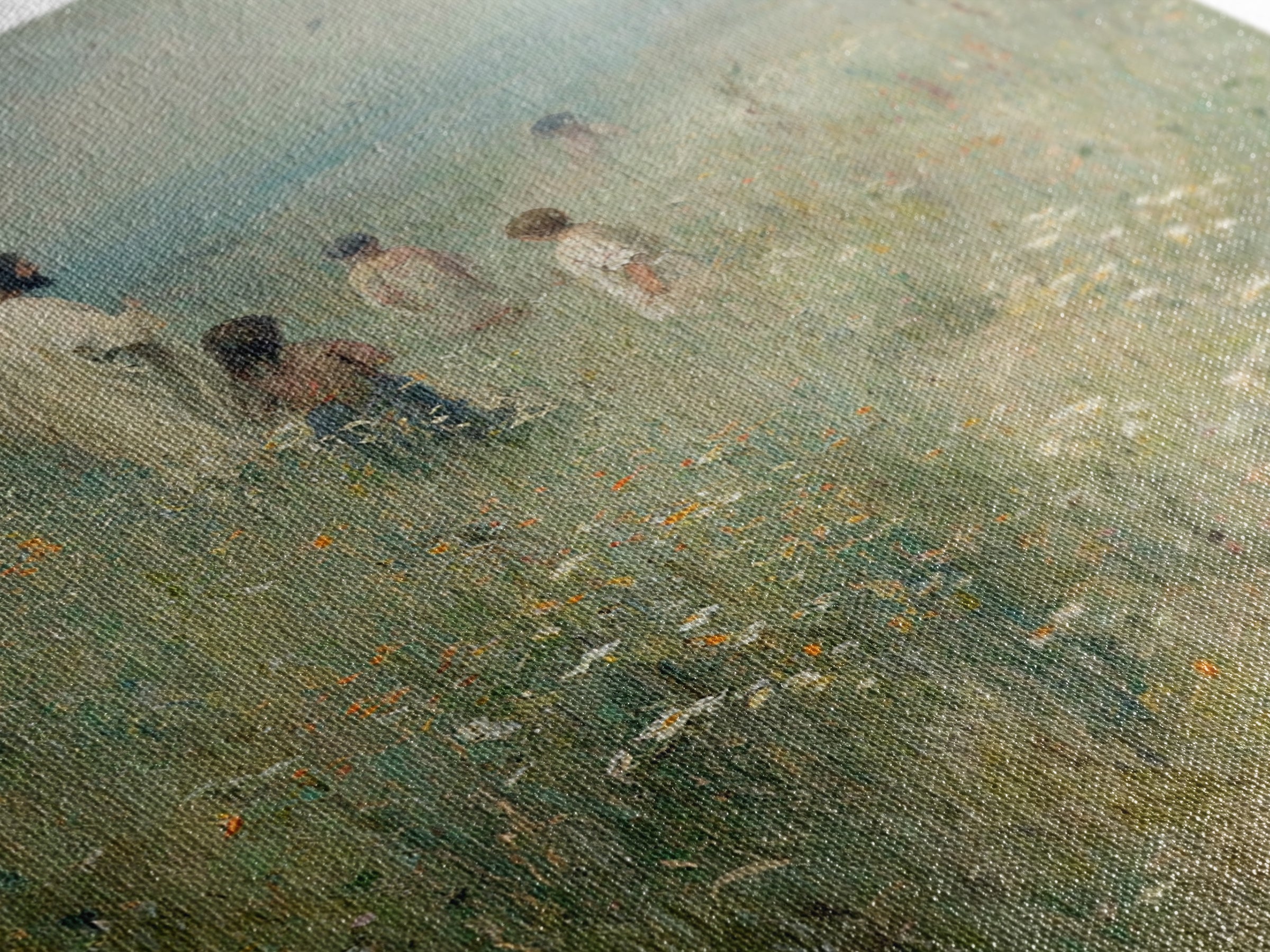 Meadow Of Joy – Framed Canvas Print – Christian Wall Art – Christian Art Canvas – Vintage Christian Art – Christian Gift – Christian Painti