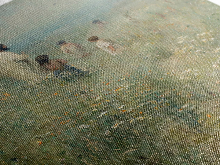 Meadow Of Joy – Framed Canvas Print – Christian Wall Art – Christian Art Canvas – Vintage Christian Art – Christian Gift – Christian Painti