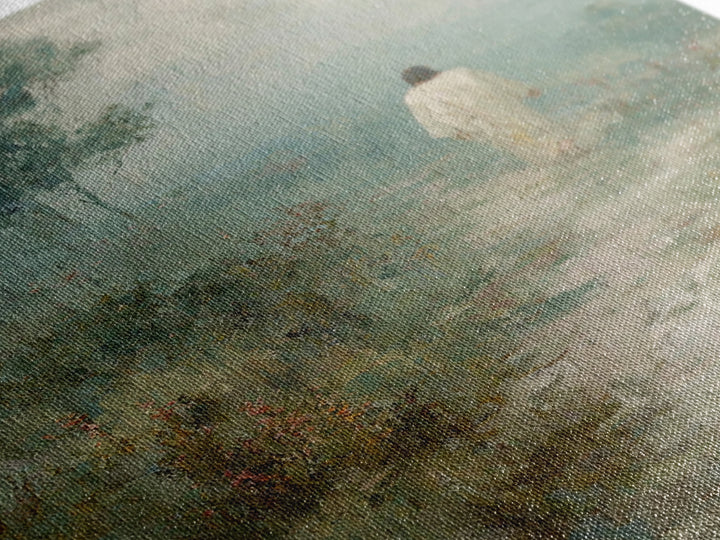 Hillside Morning Peace – Framed Canvas Print – Christian Art Canvas – Jesus Painting – Christian Wall Art – Subtle Christian Paintings – Ch