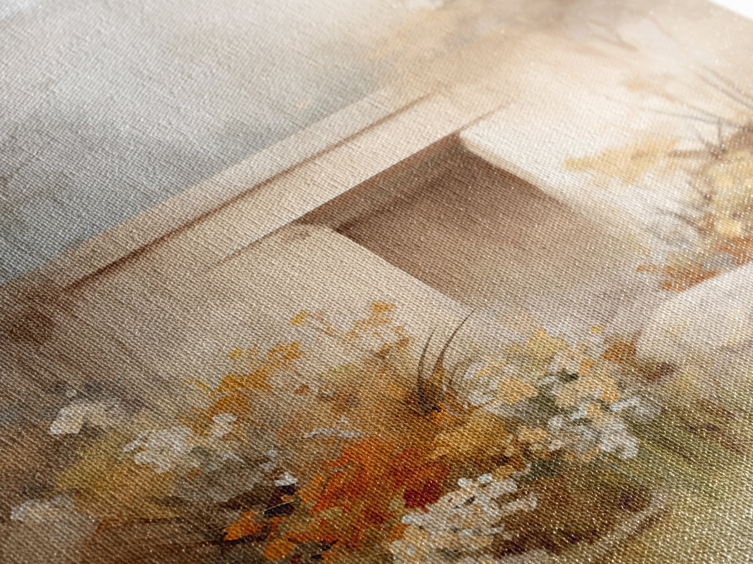 Graceful Stillness – Framed Canvas Print – Christian Art Work – Christian Wall Art – Jesus Painting – Modern Christian Art