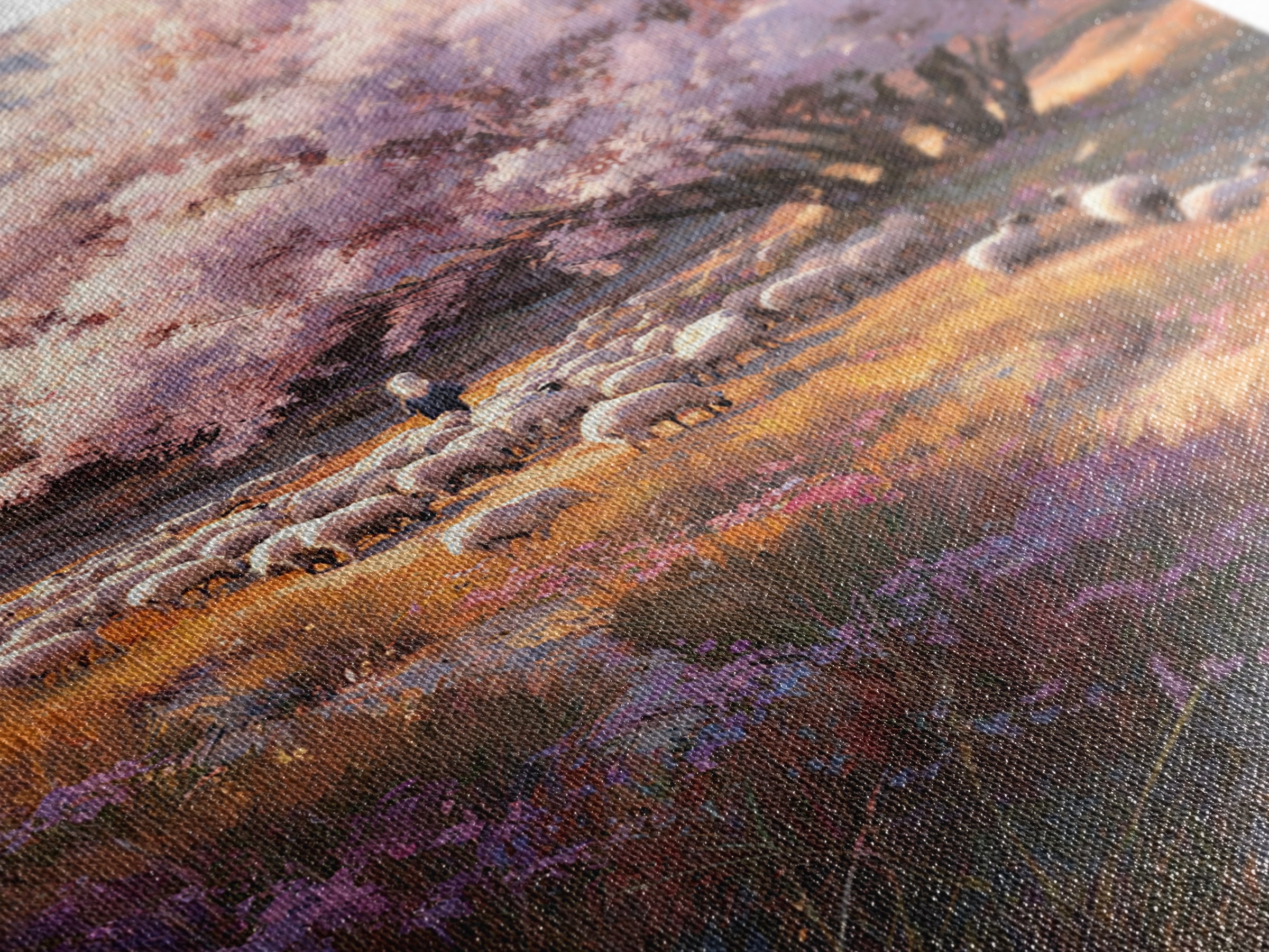 Shepherd’s Meadow, Framed Canvas Print, Christian Wall Art, Christian Art Canvas, Pastoral Christian Art, Christian Gift