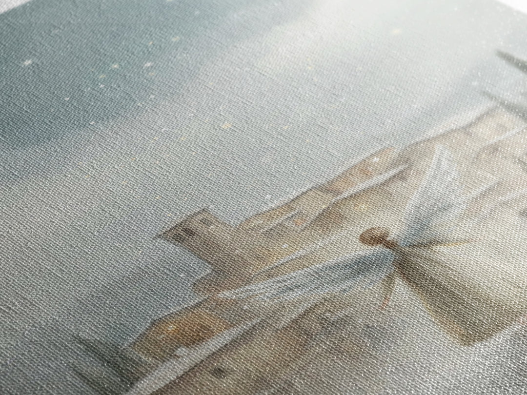Angel Of Peace – Framed Canvas Print – Christian Christmas Art – Christian Wall Art – Christmas Wall Art – Christian Art Canvas – Modern Ch