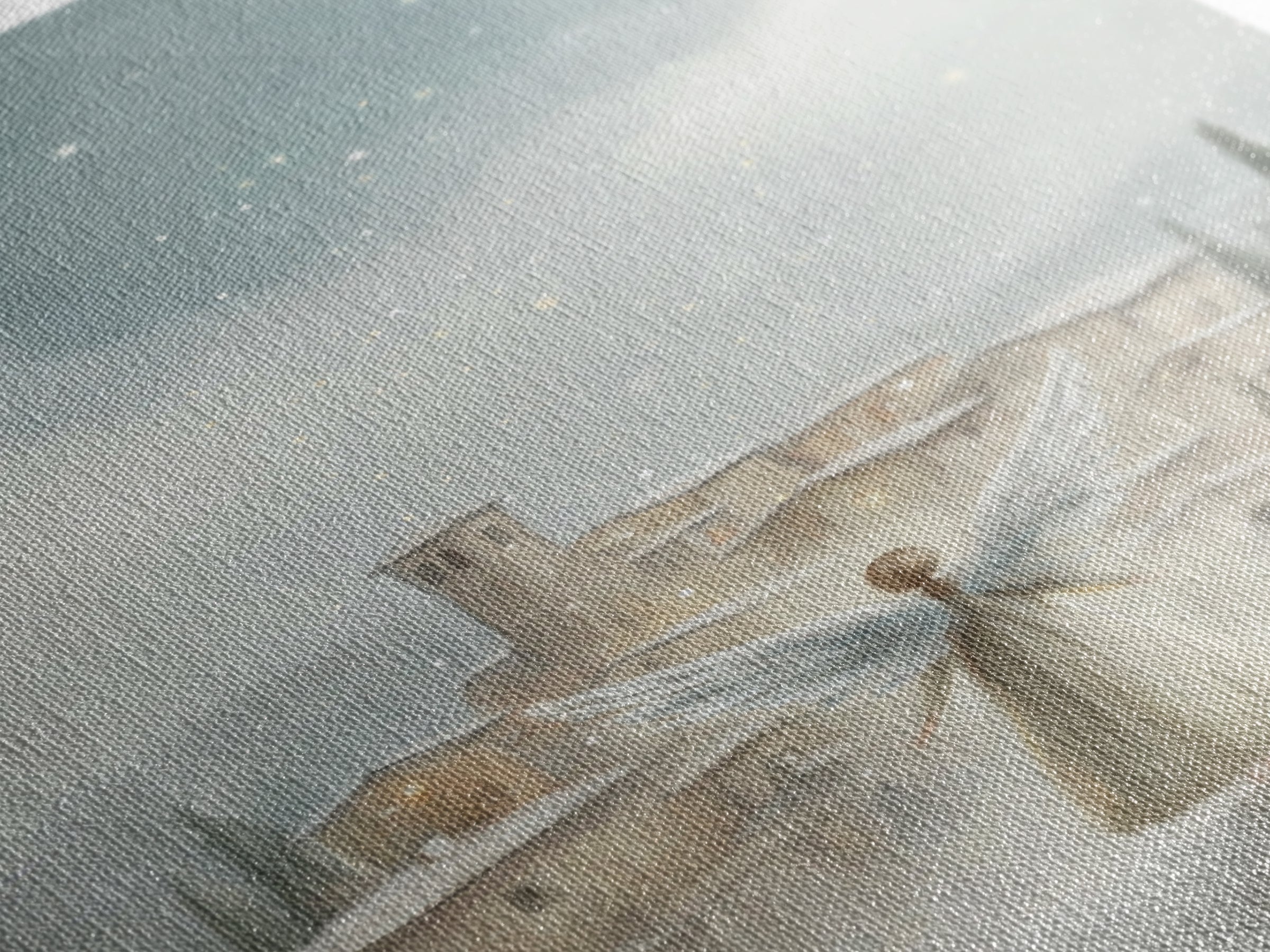 Angel Of Peace – Framed Canvas Print – Christian Christmas Art – Christian Wall Art – Christmas Wall Art – Christian Art Canvas – Modern Ch