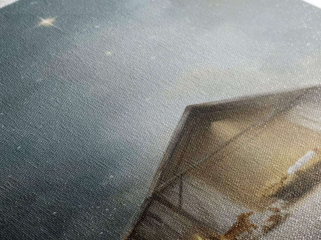 Star Of Promise | Framed Canvas Print | Christian Wall Art | Christmas Art Prints | Christian Art Canvas | Jesus Christmas Art | Christian