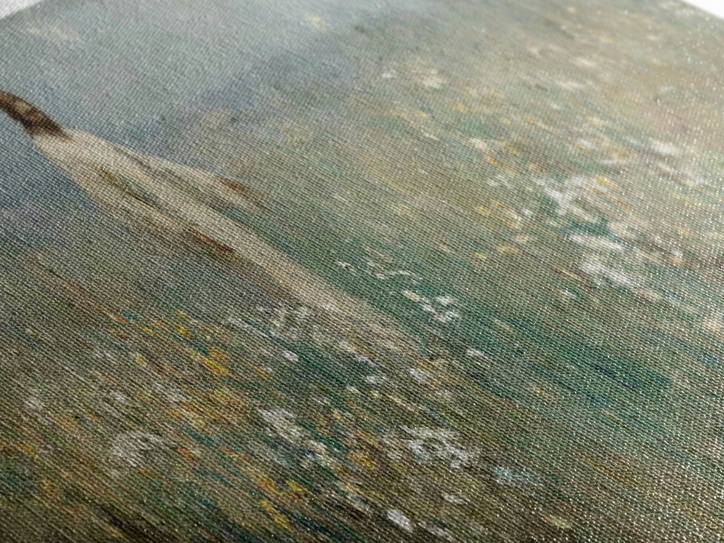 Quiet Bloom Path | Framed Canvas Print | Panoramic Painting | Christian Art | Christian Art Canvas | Jesus Painting | Christian Wall Art |