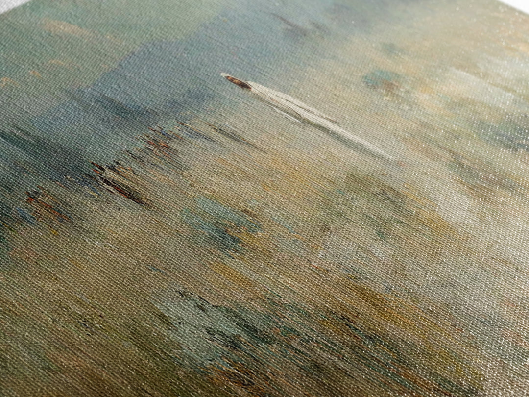 Horizon Of Mercy, Framed Canvas Print, Panoramic Wall Art, Christian Art Canvas, Christian Art, Jesus Painting, Subtle Christian Art, Chris