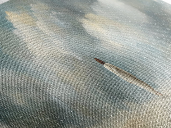Cloudborne Light – Framed Canvas Print – Panoramic Print – Christian Art Canvas – Jesus Painting – Christian Wall Art – Modern Christian Ar