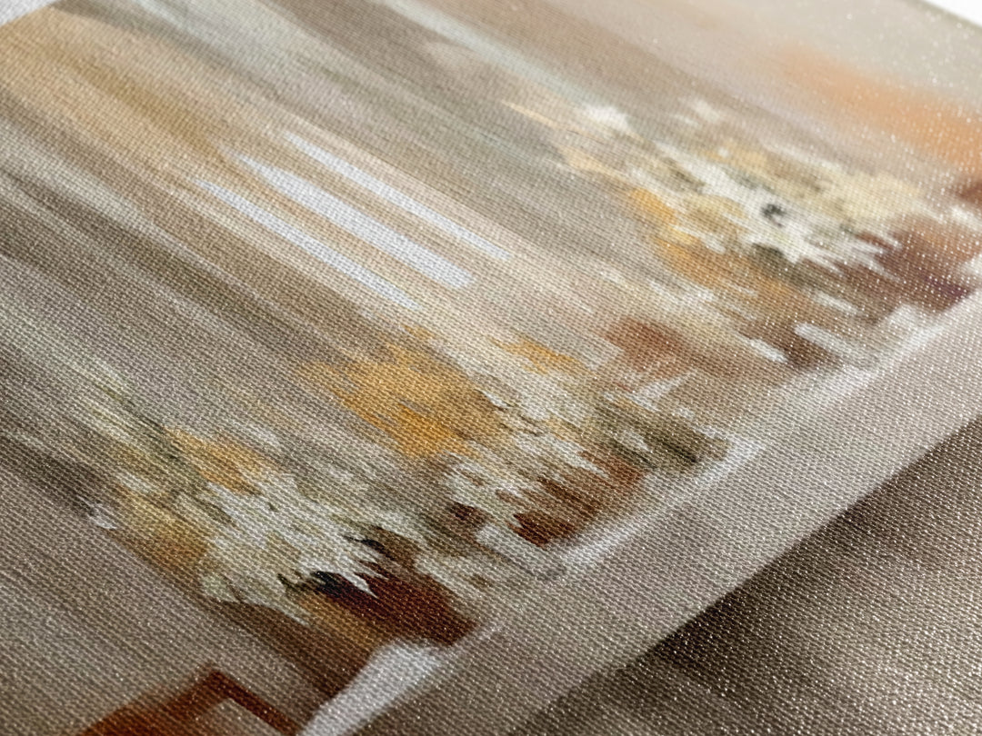 Lily Adoration | Framed Canvas Print | Panoramic Painting | Christian Art | Christian Wall Art | Christian Art Canvas | Christmas Art