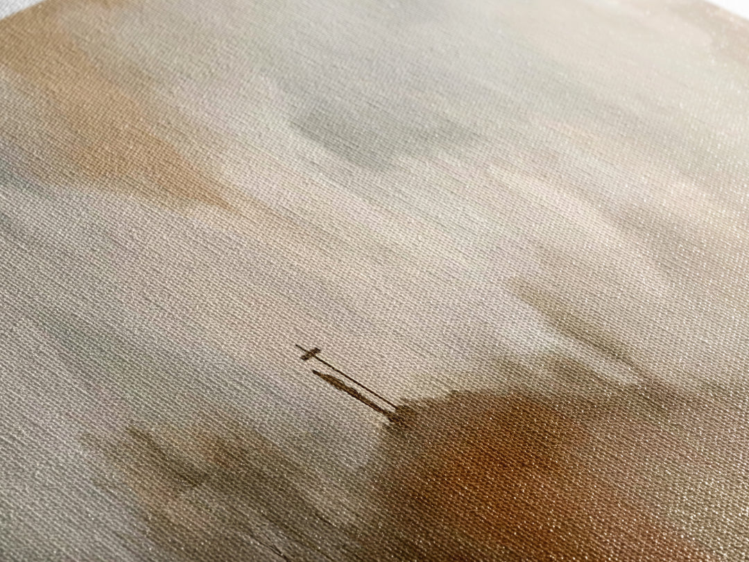 Cross Of Promise | Framed Canvas Print | Panoramic Art | Christian Art Canvas | Christian Wall Art | Jesus Painting | Christian Art