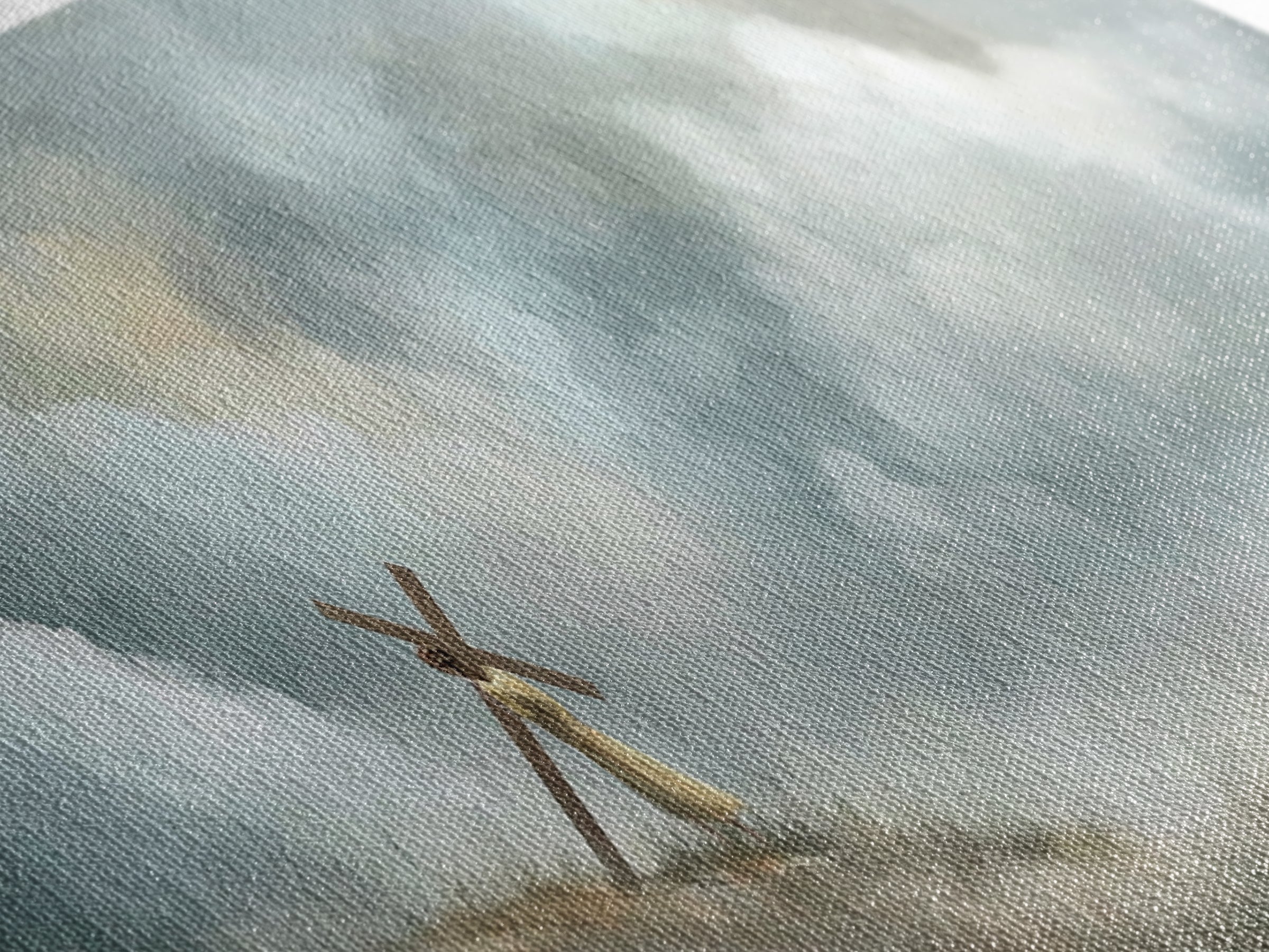 Burden Of Love | Framed Canvas Print | Christian Art Work | Jesus Painting | Panoramic Painting | Large Christian Art | Christian Decor