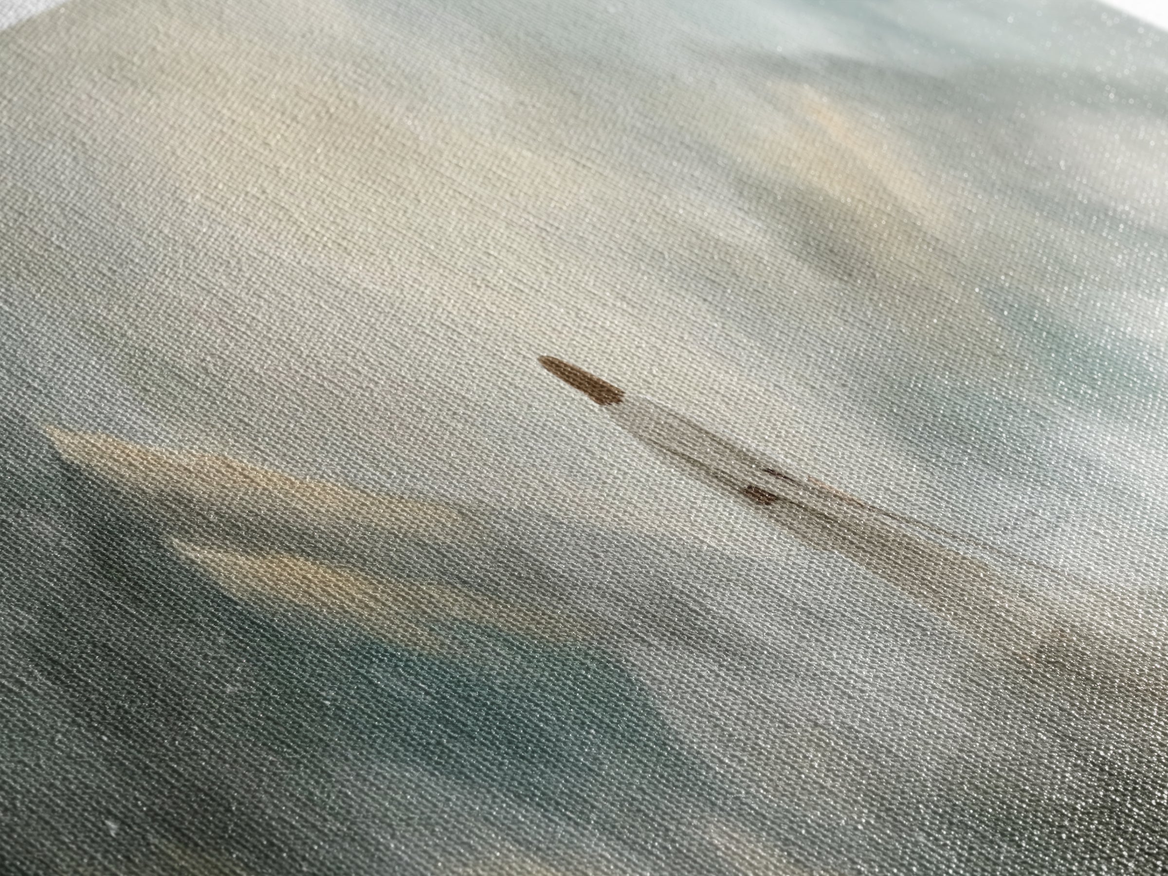 Hills of Consolation | Framed Canvas Print | Christian Wall Art | Jesus Painting | Panoramic Painting | Christian Art Canvas | Christian Ch
