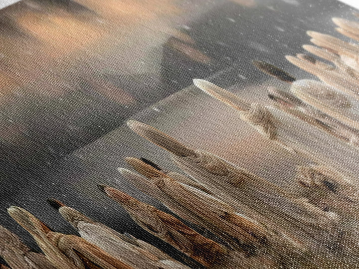 Twilight Disciples | Framed Canvas Print | Christian Wall Art | Panoramic Print | Jesus Painting | Christian Art Canvas | Moody Christian A
