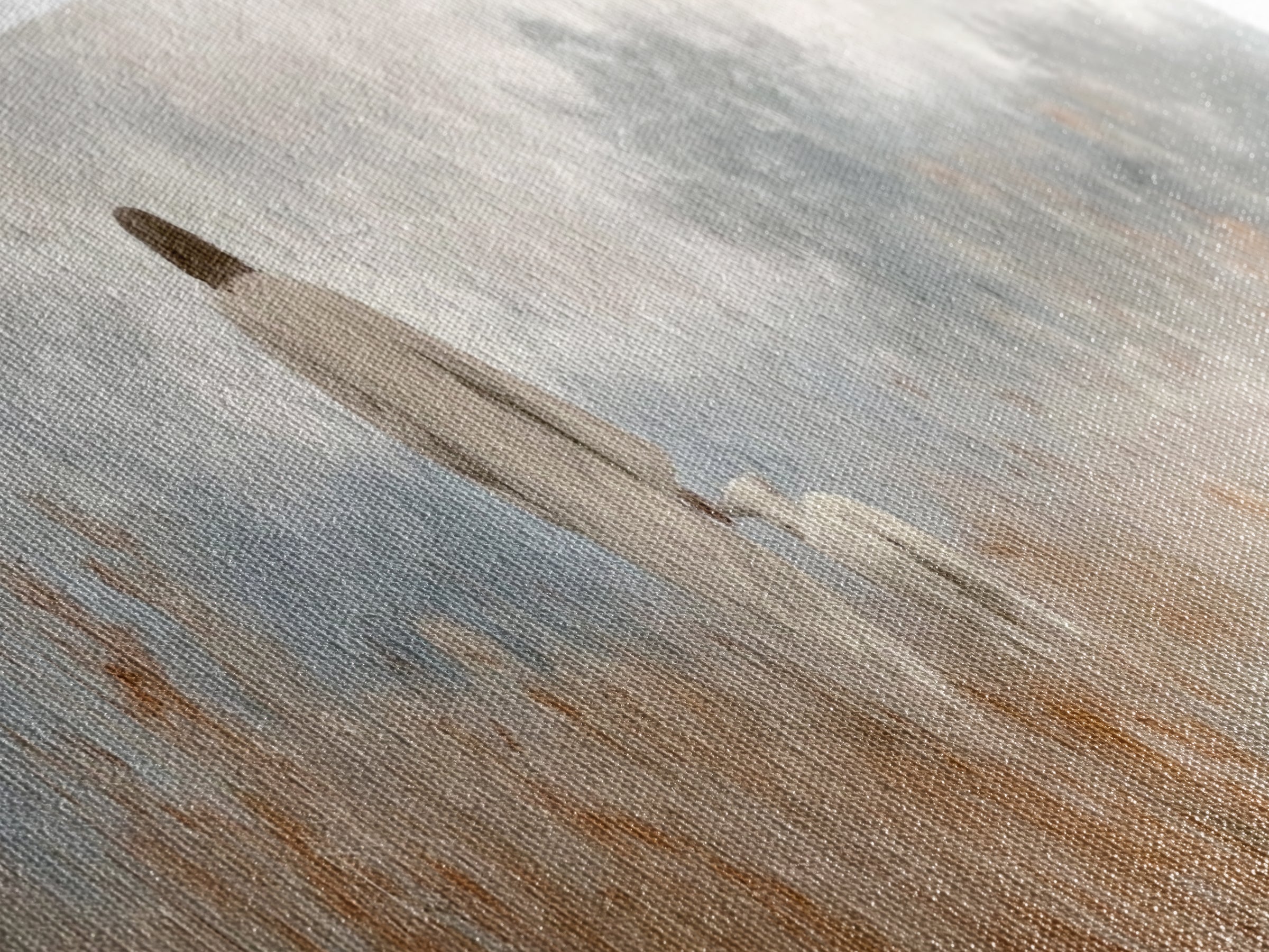 Quiet Meadow Grace | Framed Canvas Print | Panoramic Painting | Christian Art Canvas | Jesus Painting | Christian Wall Art