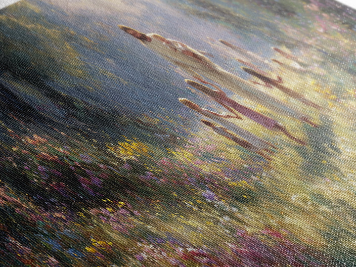 Fields of Blessing, Framed Canvas Print, Panoramic Print, Christian Wall Art, Christian Art Canvas, Jesus Painting, Christian Christmas Art