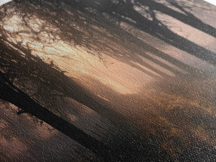 Soft Morning Grace | Framed Canvas Print | Panoramic Print | Christian Art Canvas | Modern Christian Painting | Christian Wall Art | Christ