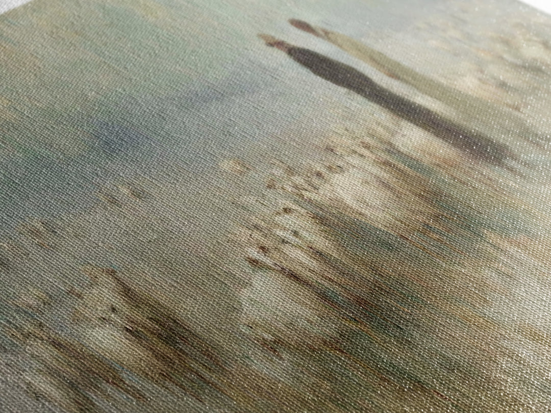 Morning Star Path | Framed Canvas Print | Christian Art | Panoramic Painting | Christmas Art | Jesus Painting | Christian Wall Art
