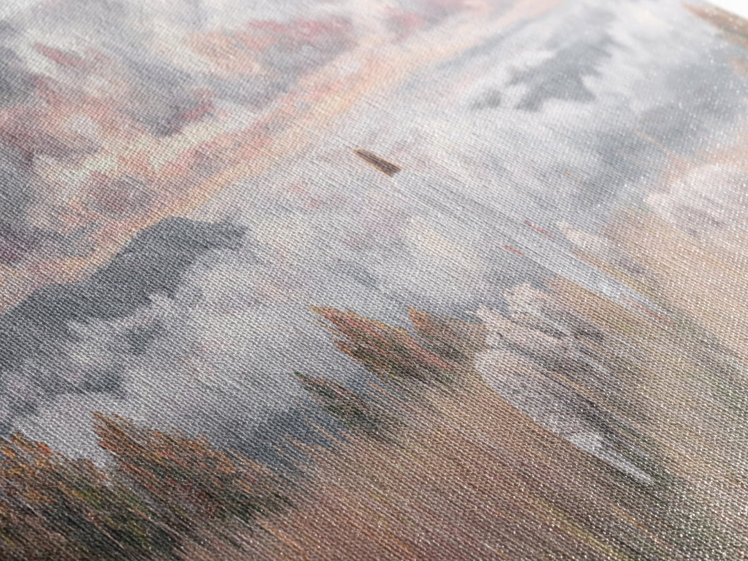 Heavenward Pasture Light, Framed Canvas Print, Panoramic Painting, Christian Art, Jesus Painting, Christian Art Canvas, Christian Wall Art,