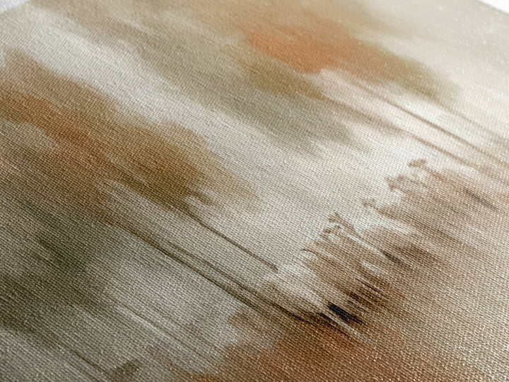 Pastoral Morning Calm – Framed Canvas Print – Panoramic Painting – Christian Art – Jesus Wall Art – Christian Art Print – Christian Decor