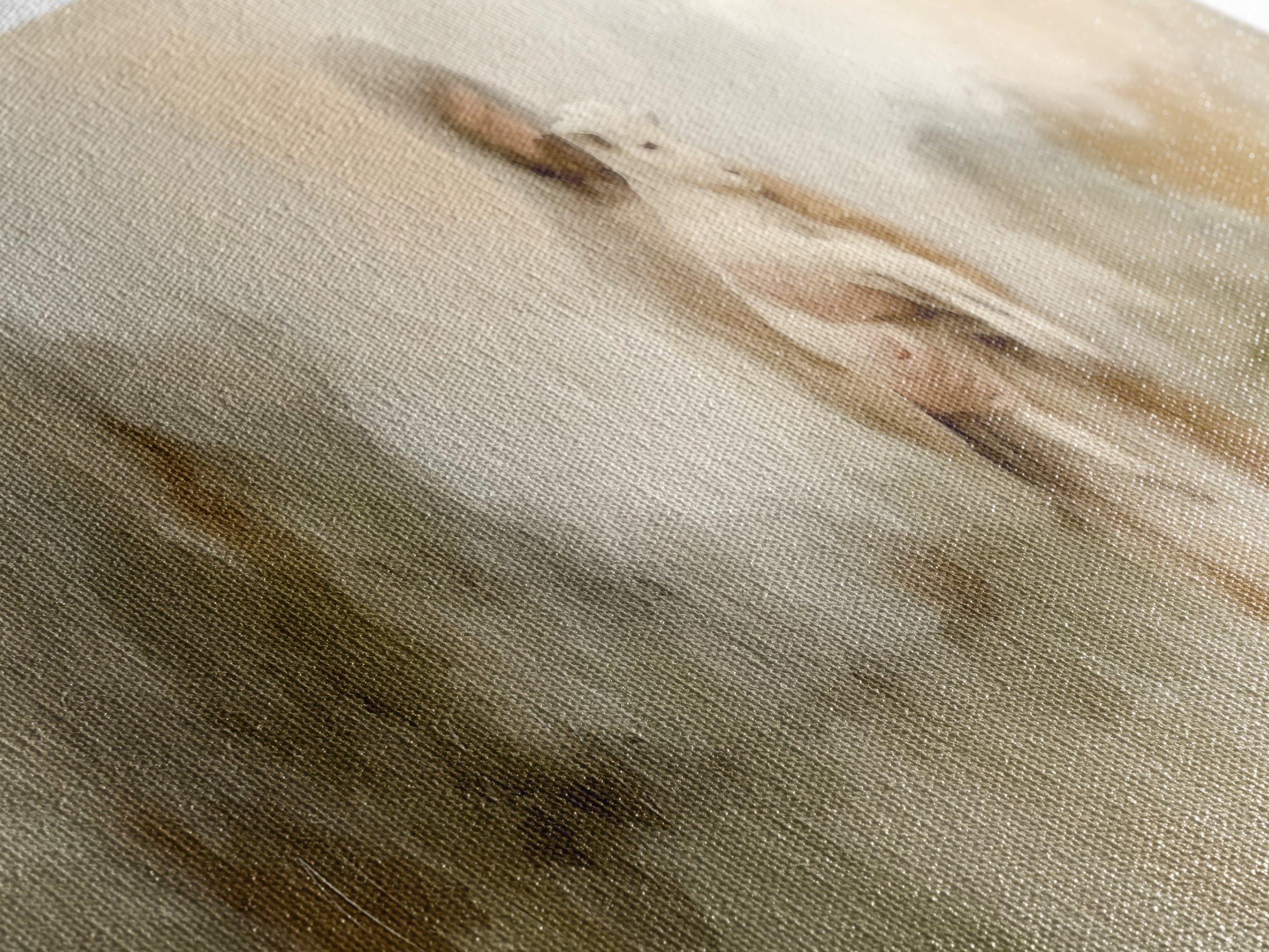 Warm Meadow Mercy | Framed Canvas Print | Christian Wall Art | Jesus Painting | Christian Art Canvas | Panoramic Painting | Christmas Art