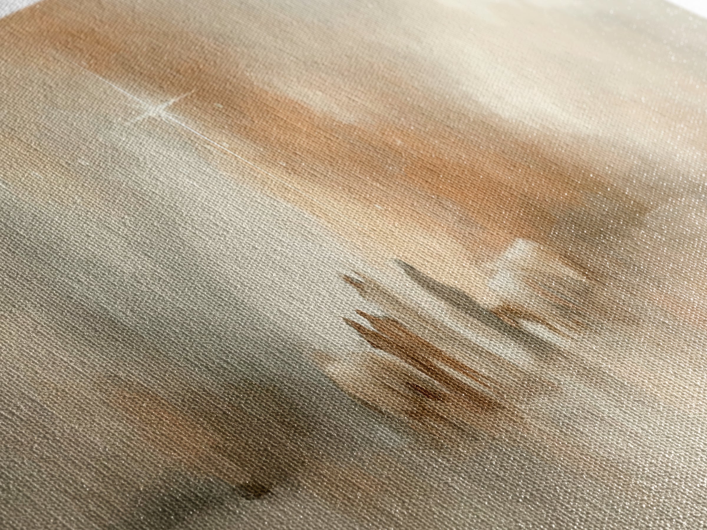 Bethlehem Evening Calm | Framed Canvas Print | Christian Art Canvas | Christian Christmas Art | Jesus Painting | Panoramic Wall Art | Chris