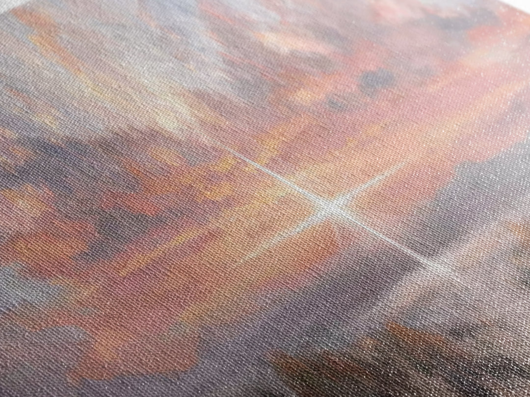 Radiant Bethlehem Sky | Framed Canvas Print | Christian Wall Art | Christian Art Canvas | Panoramic Painting | Christmas Art | Christian Gi