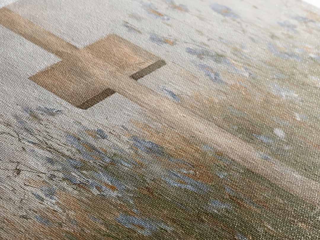Cross Of Renewal – Framed Canvas Print – Christian Art Canvas – Christian Wall Art – Panoramic Art – Christian Art – Christian Gift
